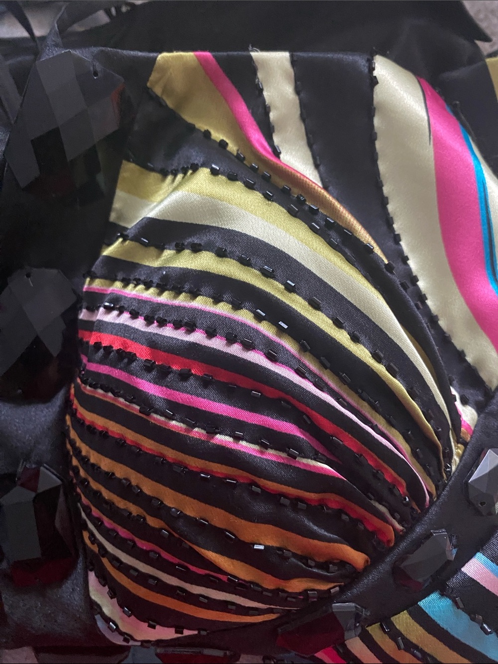Dave & Johnny size 10 abstract formal party dress - Picture 9 of 9